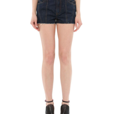 Givenchy Denim Shorts in Indigo Blue / 36