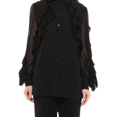 Givenchy Long Sleeves Shirts in Black / 34