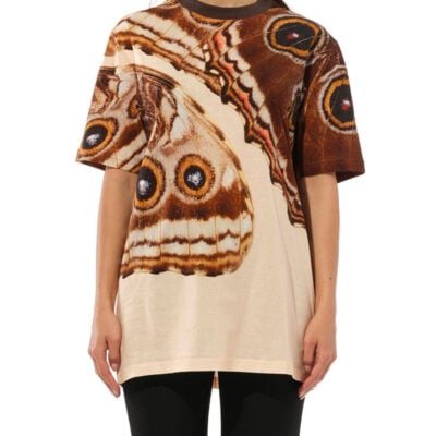 Givenchy Podium T-shirt Wth Butterfly Print Multicolour / Xs
