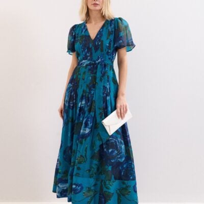 Phase Eight Blue Skylar Floral Dress