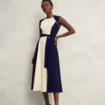 Hobbs Blue Andrea Dress