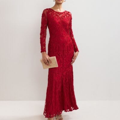 Phase Eight Red Phoenix Maxi Dress