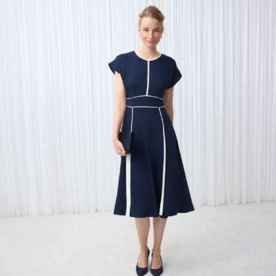 Hobbs Blue Viola Dress