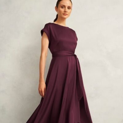 Hobbs Red Agnes Dress