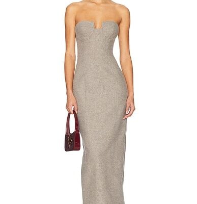 Helsa The Tweed Marilyn Dress
