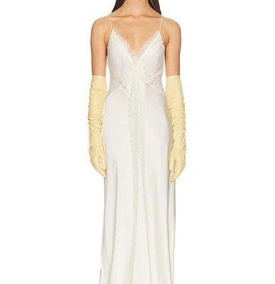 Helsa Mix Media Slip Dress