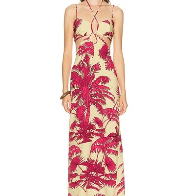 Johanna Ortiz Andalusian Rhythms Ankle Dress