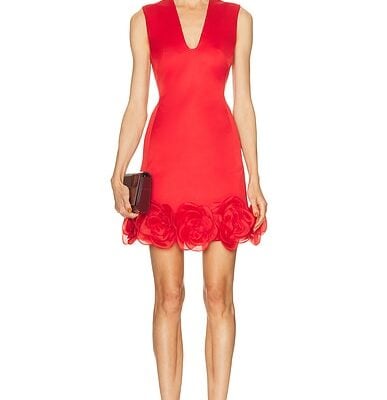 LEO LIN Bree V Neck Mini Dress