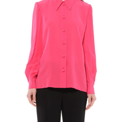 Givenchy Long Sleeve Blouse in Pink / 38