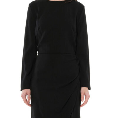 Givenchy Long Sleeve Short Dress in Black / 40