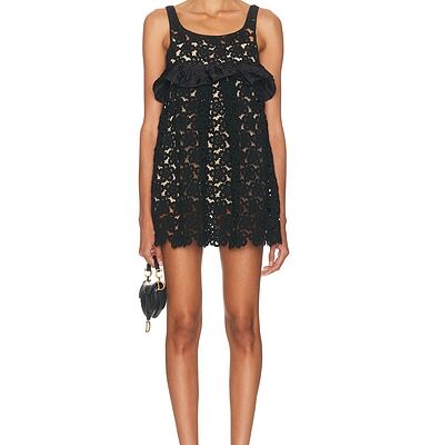 Miu Miu Macramé Anemone Dress