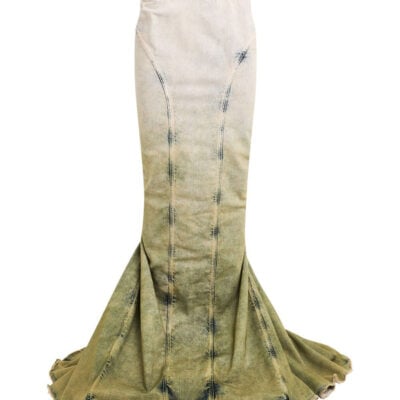Moncler X Rick Owens Al Skirts in Acid Degrade Beige / It 38