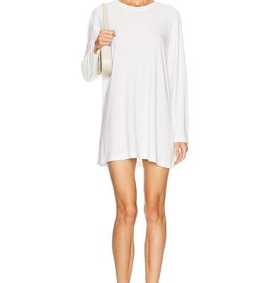 Norma Kamali Oversized Long Sleeve Mini Dress
