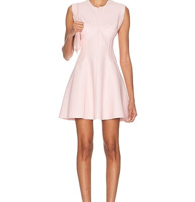 Norma Kamali Sleeveless Grace Mini Dress