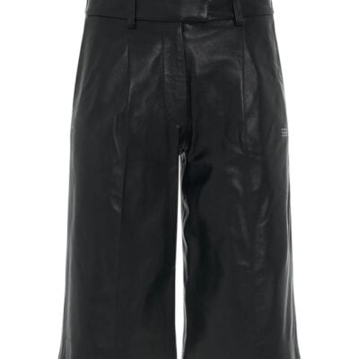 Off-White Leather Formal Shorts