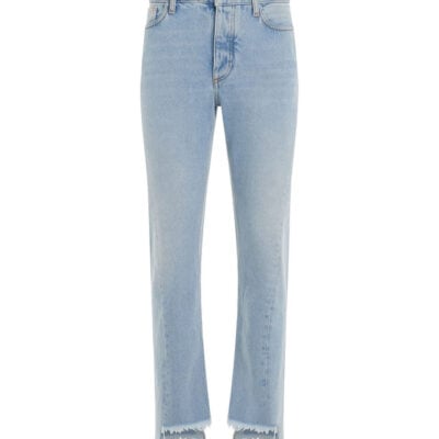 Off-white Bleach Twist Seamless Skinny Pants in Light Blue / 25