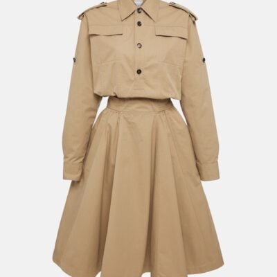 Bottega Veneta Cotton Twill Shirt Dress