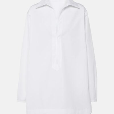 Alaïa Cotton Poplin Minidress