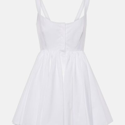 Alaïa Cotton Poplin Skater Dress