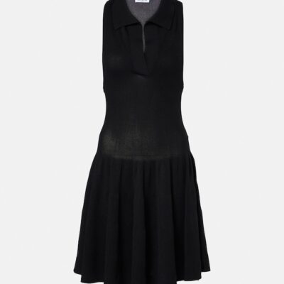 Alaïa Piquet Polo Dress