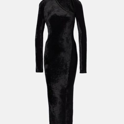 Alaïa Velvet Midi Dress