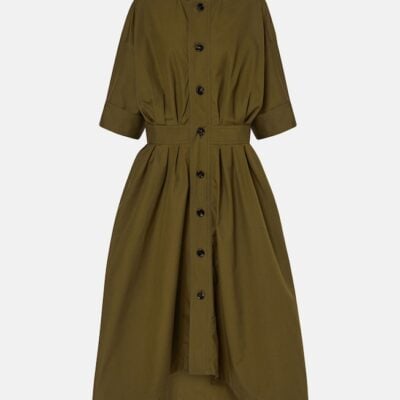 Bottega Veneta Cotton Canvas Shirt Dress