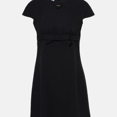 Prada Bow-Detail Minidress