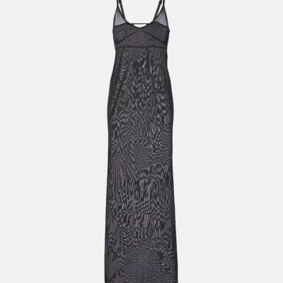 Saint Laurent Jersey Slip Dress