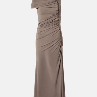 Alaïa Asymmetric Midi Dress