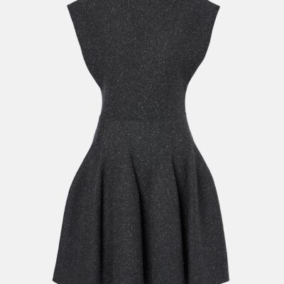 Alaïa Godet Silk-Blend Minidress
