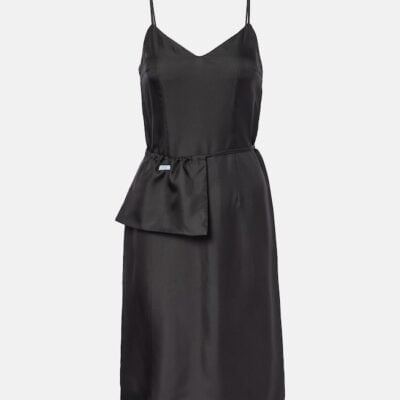 Prada Silk Twill Slip Dress