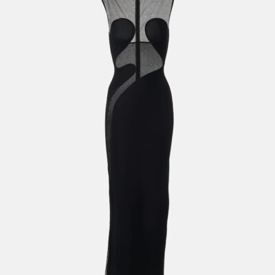 Alaïa Paneled Maxi Dress