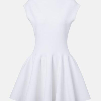 Alaïa Pleated Minidress