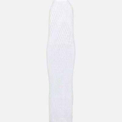 Alaïa Macramé Maxi Dress