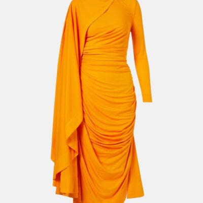 Bottega Veneta Draped Jersey Maxi Dress