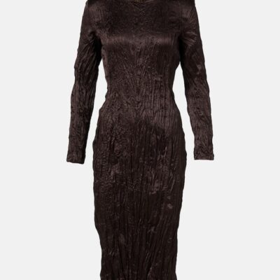 Bottega Veneta Satin Midi Dress