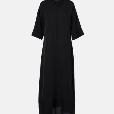 The Row Eveline Silk Shirt Dress