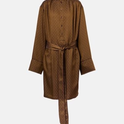 Saint Laurent Jacquard Minidress