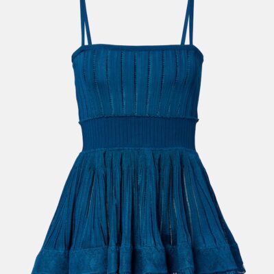 Alaïa Ribbed-Knit Top