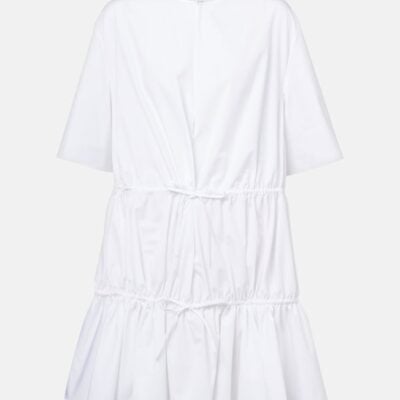 Alaïa Tiered Cotton Minidress