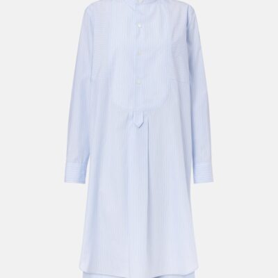 Bottega Veneta Striped Cotton Shirt Dress