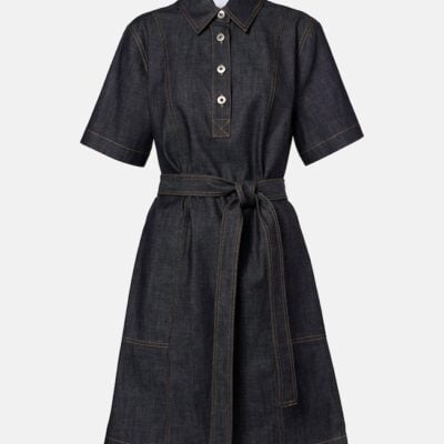 Bottega Veneta Denim Midi Dress