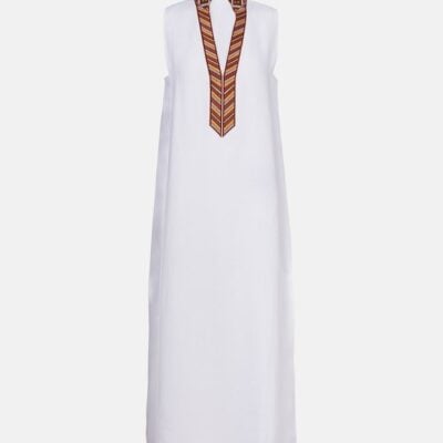 Loro Piana Abril Linen Midi Dress