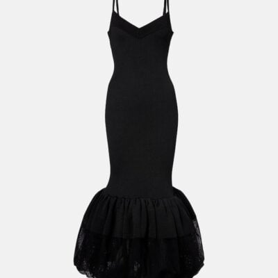 Givenchy Ribbed-Knit Midi Dress