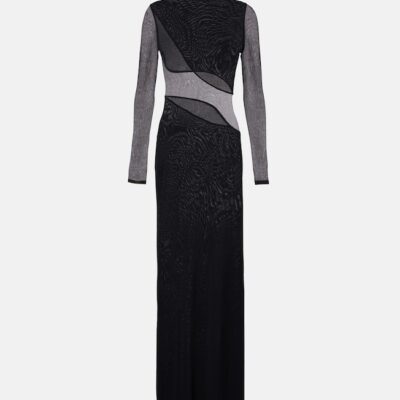 Alaïa Knitted Sheer Gown
