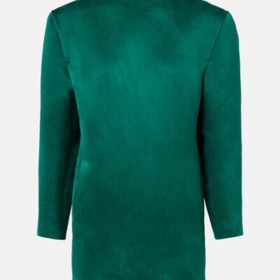 Saint Laurent Silk Satin Minidress