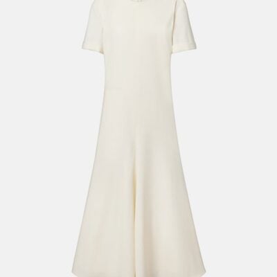 Brunello Cucinelli Wool-Blend Midi Dress