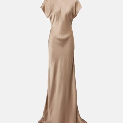 Brunello Cucinelli Monili Satin Gown