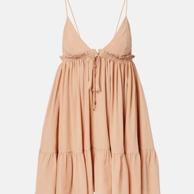 Chloé Silk Crêpe Minidress