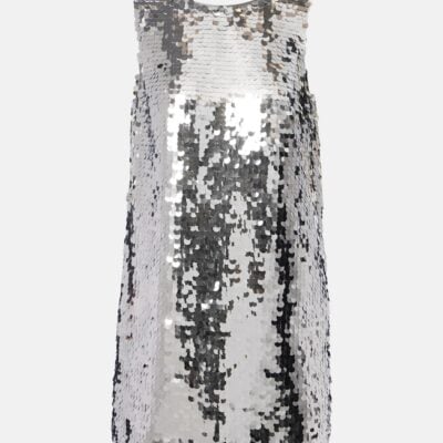Dolce&Gabbana Sequined Open-Back Minidress